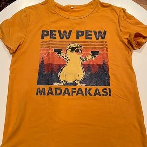 Printed Tshirt Size M Pew Pew
